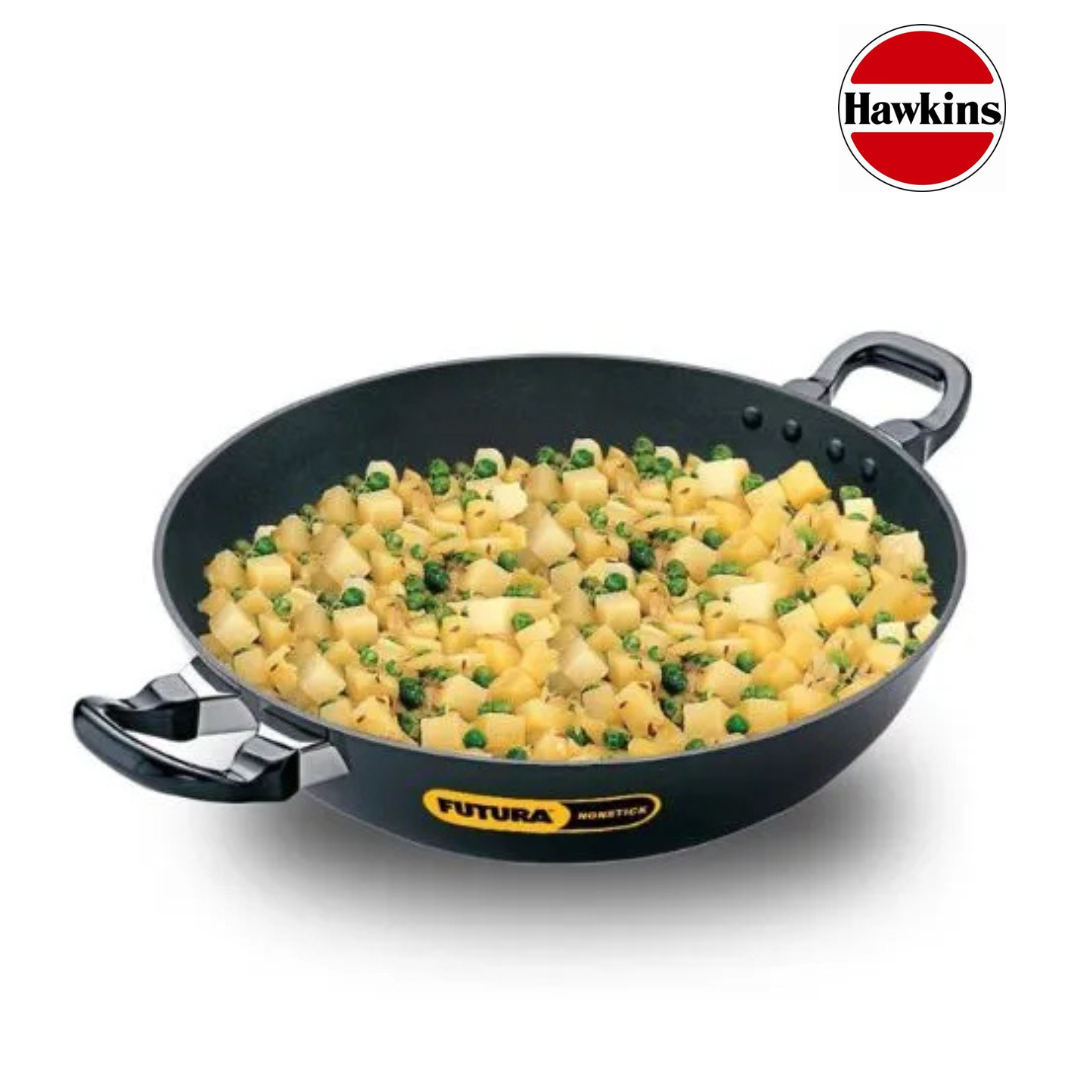 Hawkins Non stick Deep Fry Pan (Kadhai) Round Bottom