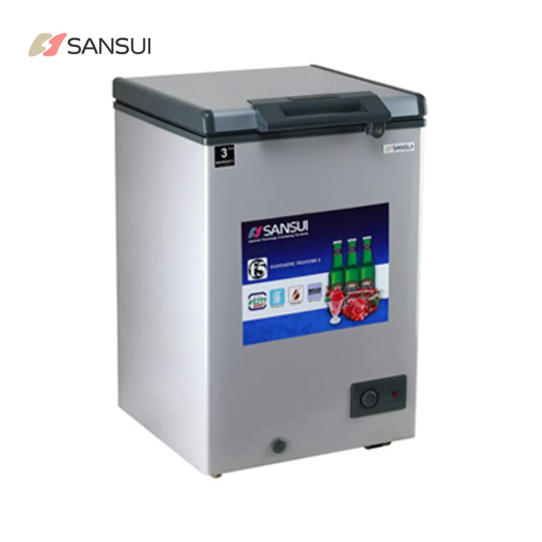 Sansui 110 Litre Hard Top Single Door Deep Freezer