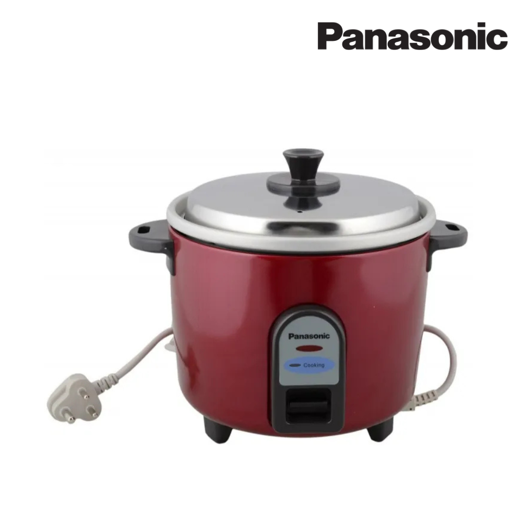 Panasonic 1 ltr Drum cooker with Anodized Aluminium pan (Metallic Burgundy)