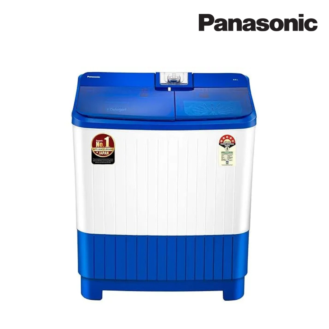 Panasonic 7 kg Semi Automatic Machine in Blu and White NA-W70L7ANP