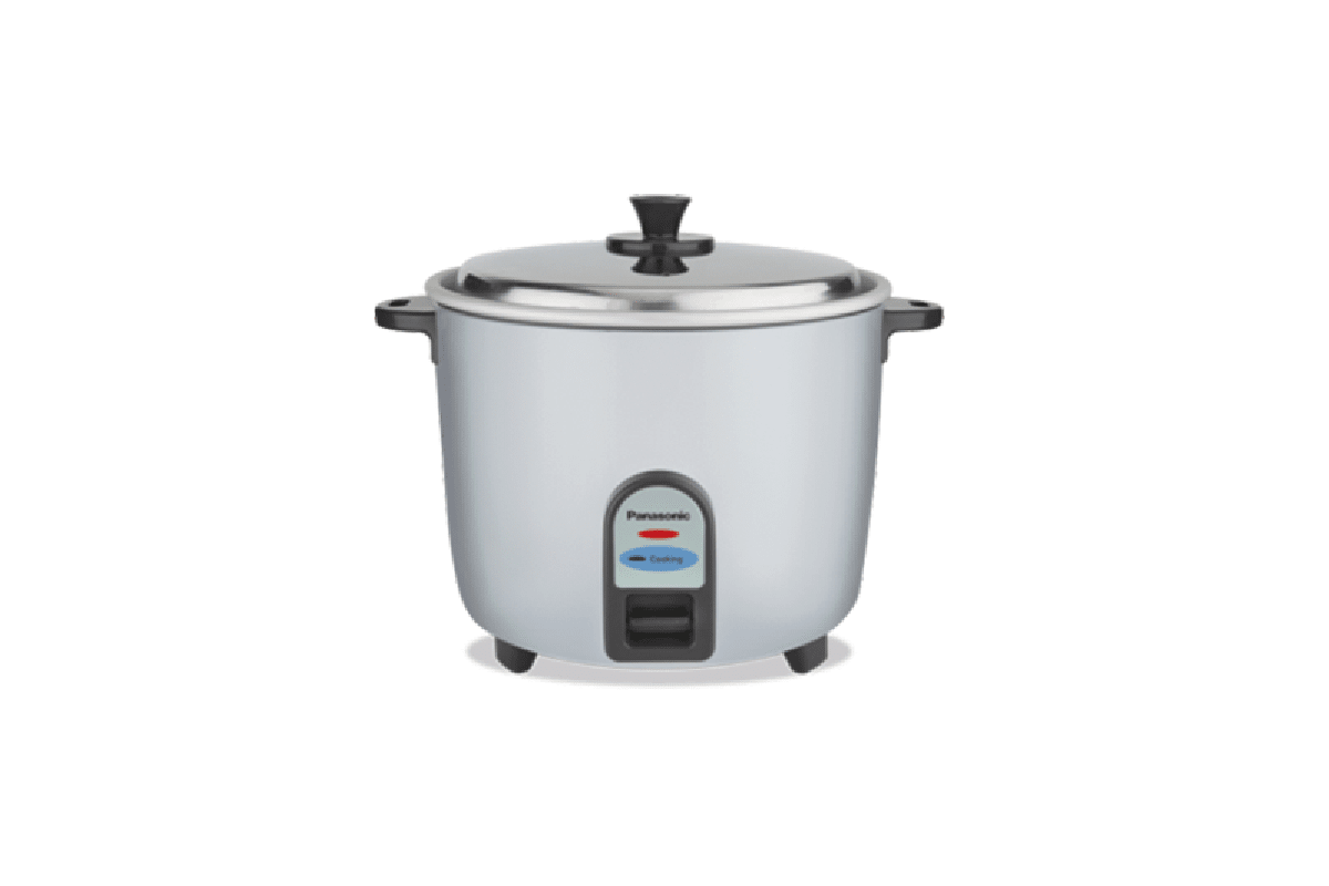 Panasonic 1.8 ltr Drum cooker with Anodized Aluminium pan (Metallic Silver)