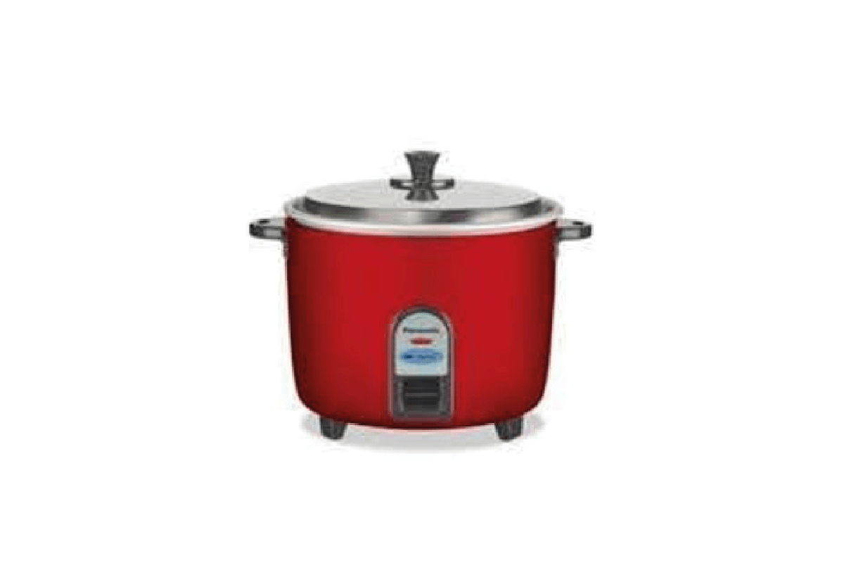 Panasonic 1.8 ltr Drum cooker with Anodized Aluminium pan (Metallic Burgundy)