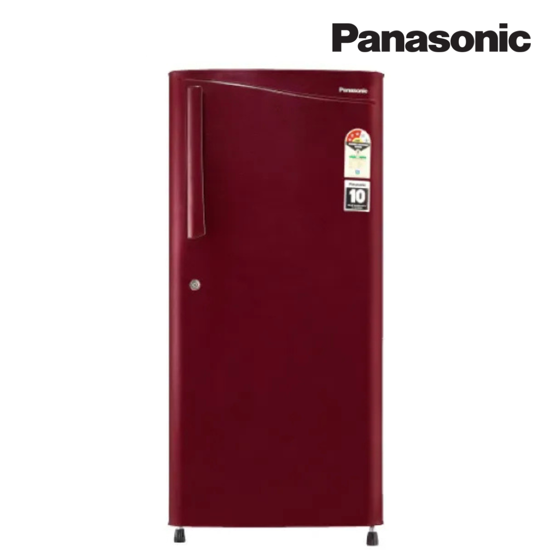 Panasonic 197 Litre Single Door Refrigerator in Maroon with Handle