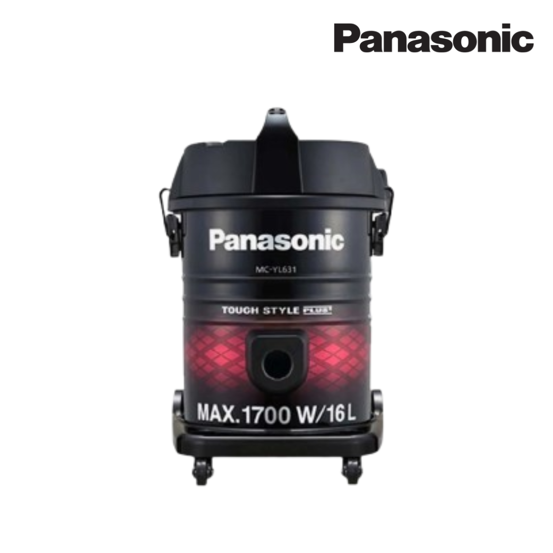 Panasonic MC-YL631R146 1700Watt 16L Drum with Exhaust Filter Vacuum Cleaner