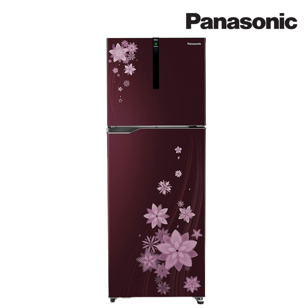 Panasonic 270L Double Door Refrigerator in Pointed Floral Wine