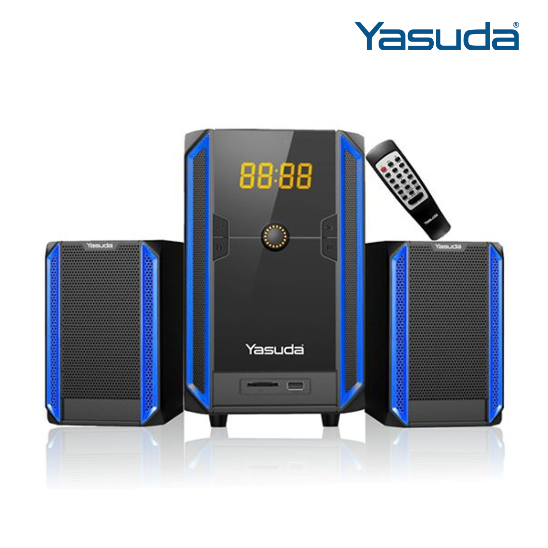 Yasuda 2.1 Channel Bluetooth Speaker 15W+10W*2 with Remote