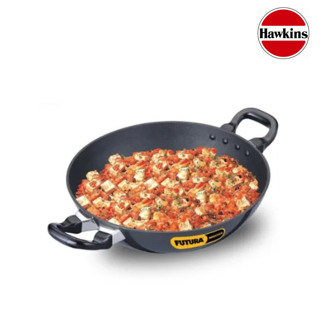 Hawkins Non stick Deep Fry Pan (Kadhai) Round Bottom