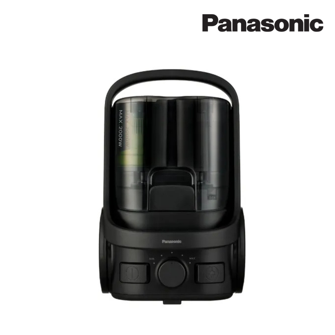 Panasonic 2000W Bagless Canister Bagless Vaccum Cleaner in Black