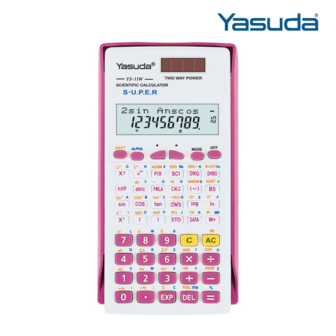 Yasuda Scientific Calculator Pink Color