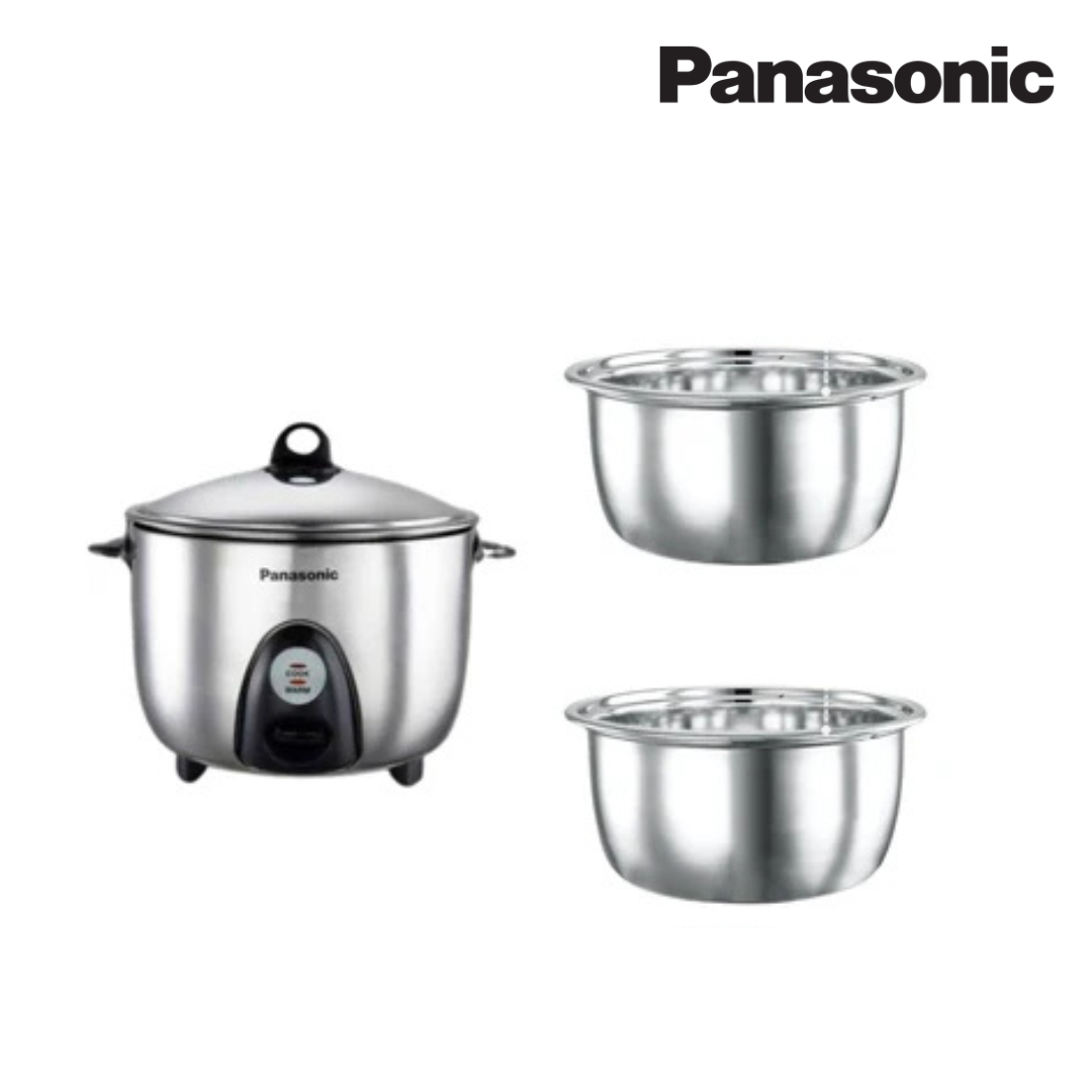 Panasonic 1.8 ltr Stainless Steel pan Drum cooker with Warmer