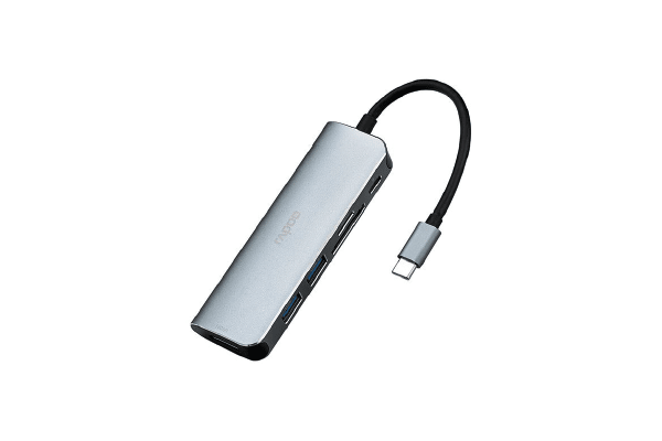 Rapoo USB-C Multi Function Adapter (6 in 1 ) XD120 GREY