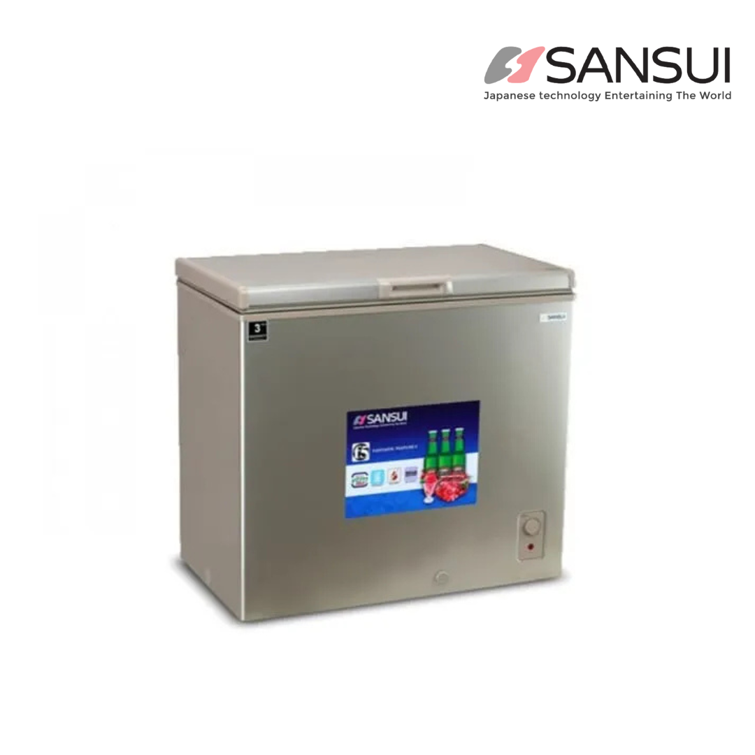 Sansui 300 Litre Hard Top Single Door Deep Freezer