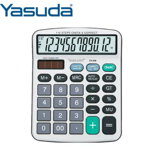 YASUDA YS-656 12 Digits Calculator