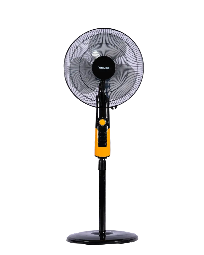 YASUDA YS-ST880C 16" Stand Normal Speed Fan In Black And Orange