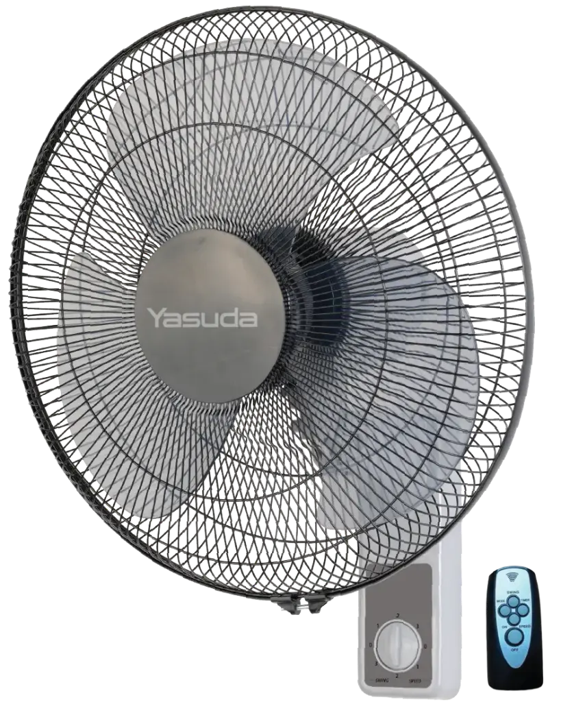 YASUDA YS-WF777AR 16'' High Speed Wall Fan with remote