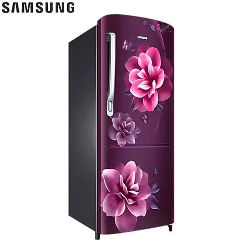 SAMSUNG RR20C2722CR/IM 192 Litre Single Door DIT in Camelia Red Refrigerator