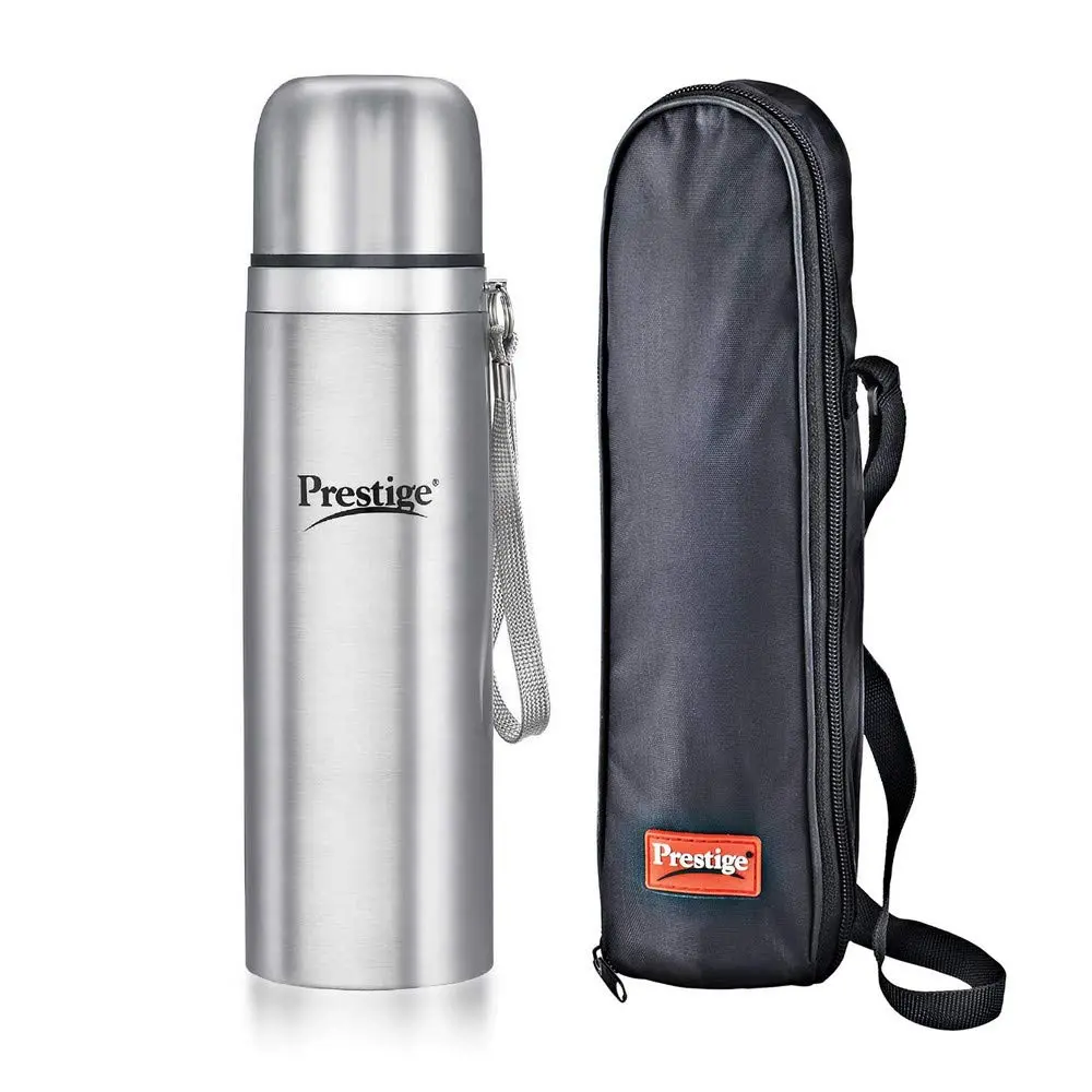 PRESTIGE 99508 Thermopro Flask With SS Lid PFSL 1000ML 1LTR SS Steel Lid Lock with Bag