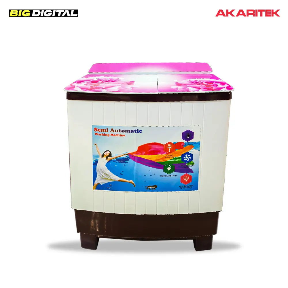 AKARITEK AK-SAG80 8.0 KG Semi Automatic Washing Machine