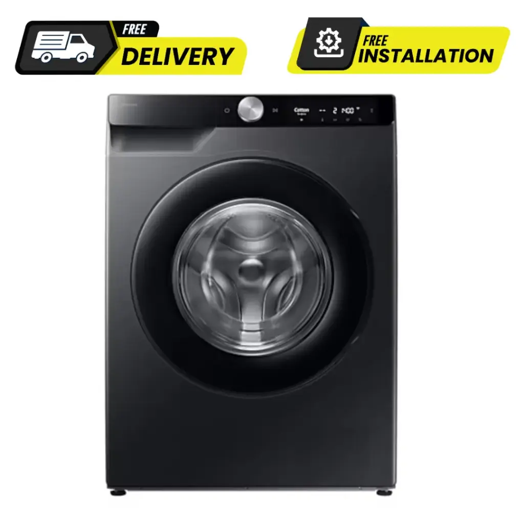 SAMSUNG WW12DG6B24ABIM 12Kg Black AI Control, Ecobubble, Super Speed Washing Machine