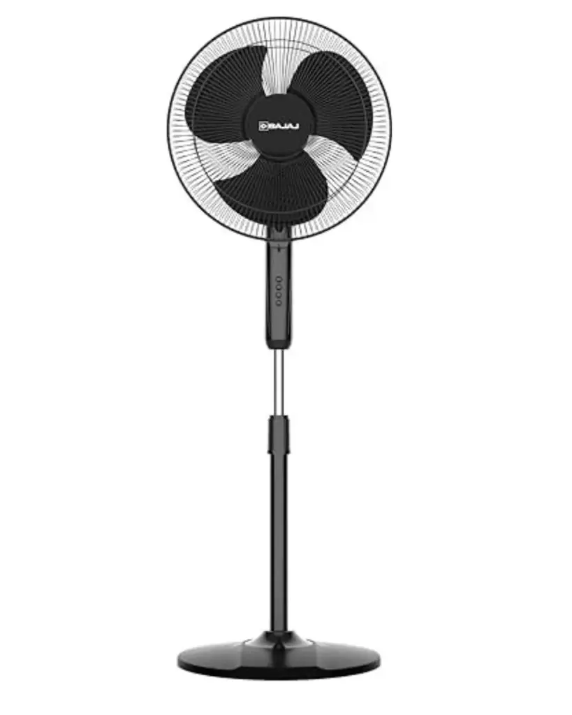 BAJAJ 252060 Neo Spectrum 400mm All Black 400mm Pedestrial Fan