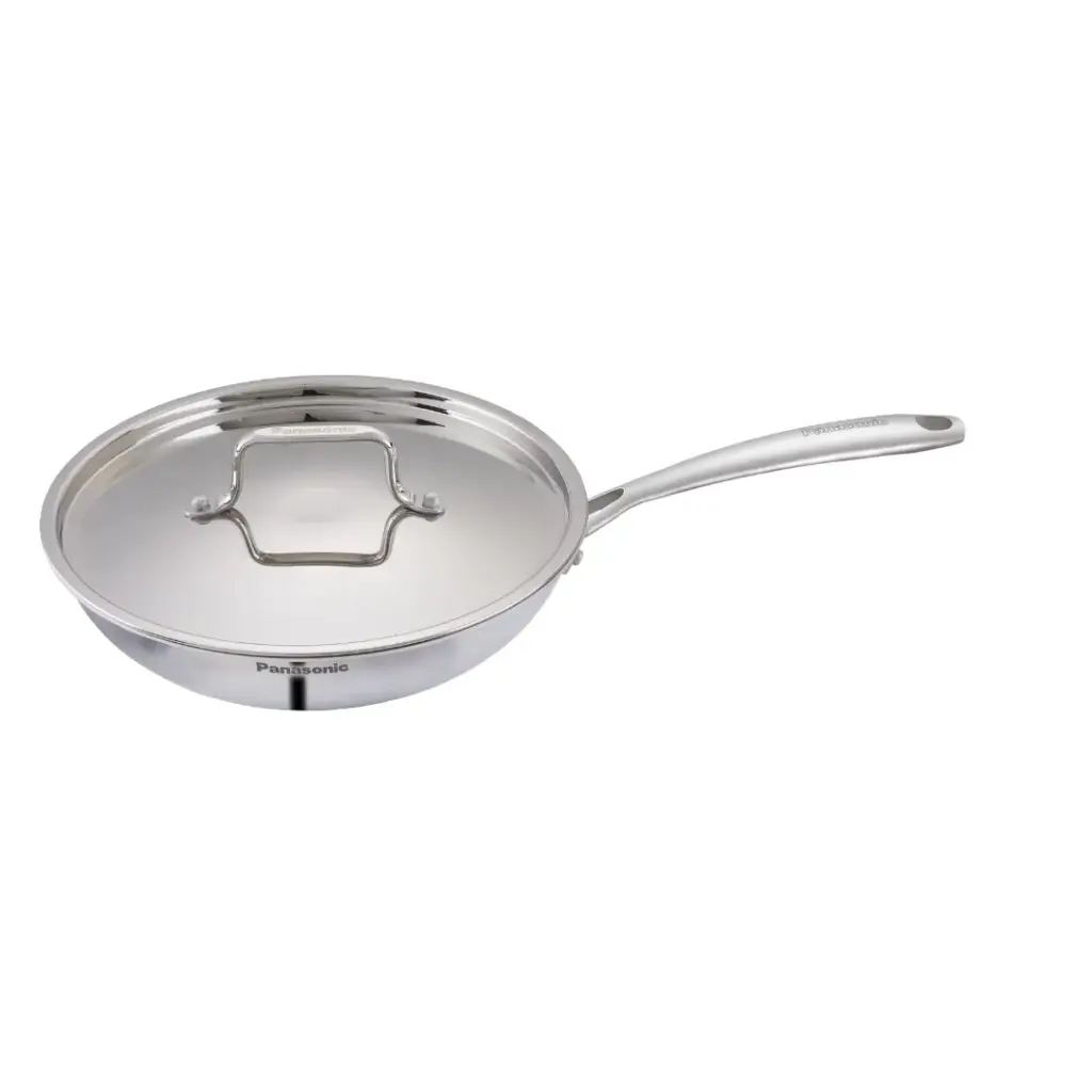 PANASONIC ND-FL24SW 24CM/ 1.8L Triply IB Frypan with SS Lid