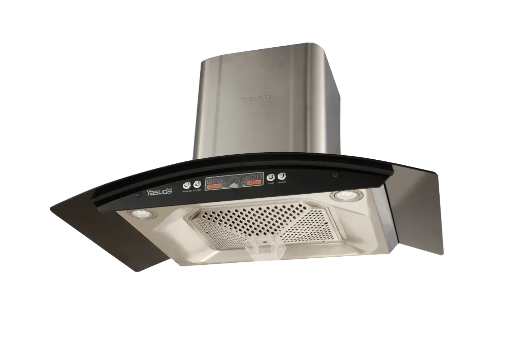 YASUDA YS-C90PC 90 CM Chimney SS CUP Filter, with push button