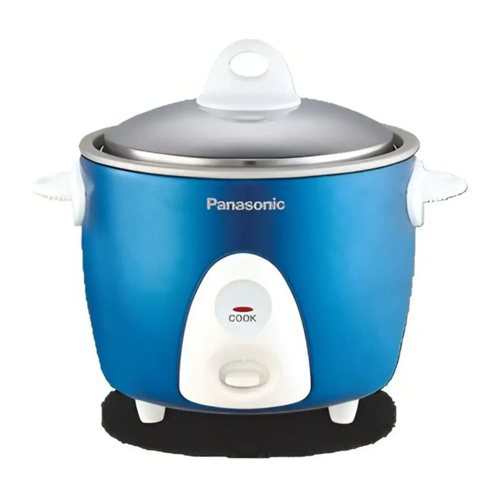 PANASONIC SR-G06S with SBT Blue 0.6 Litre Baby Rice Cooker with Steamer
