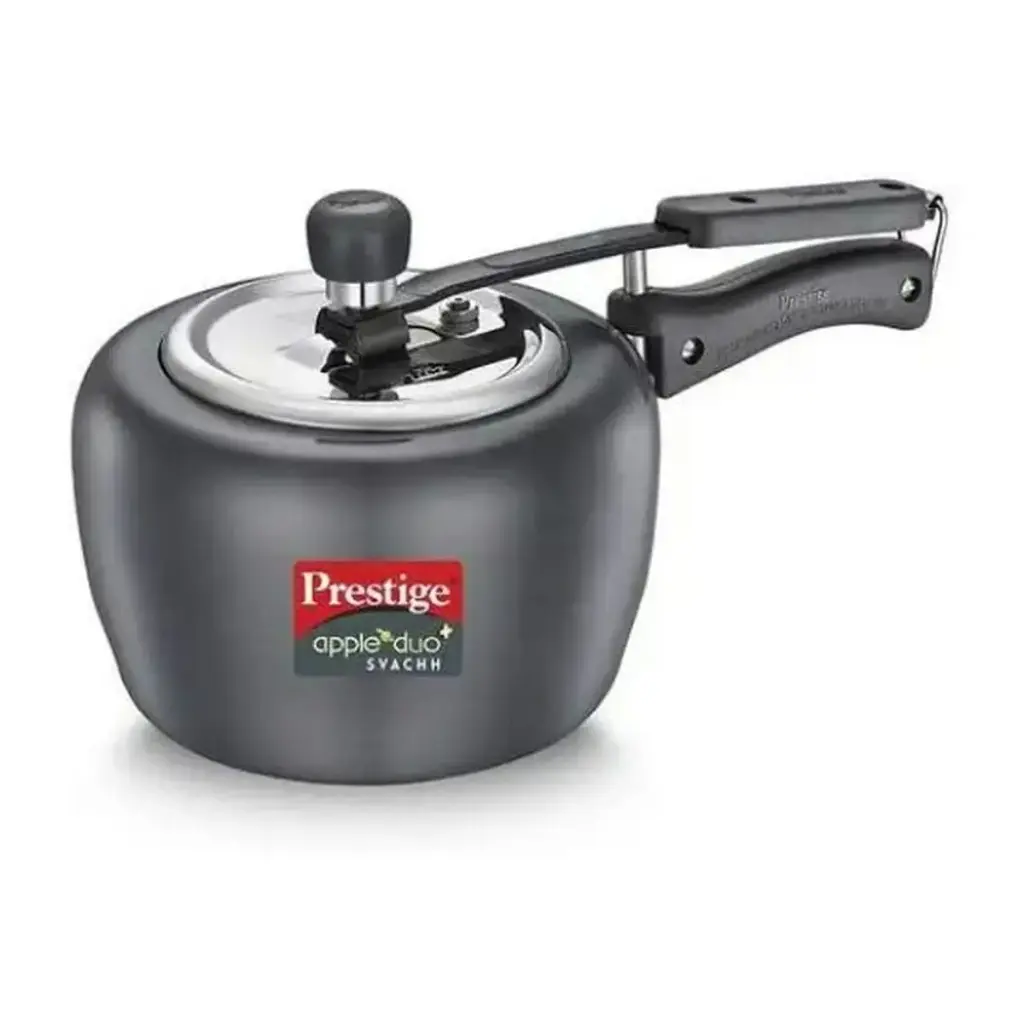 PRESTIGE 20264 Apple Svachh Duo HA Pressure Cooker 5 LTRS IB with SS Lid