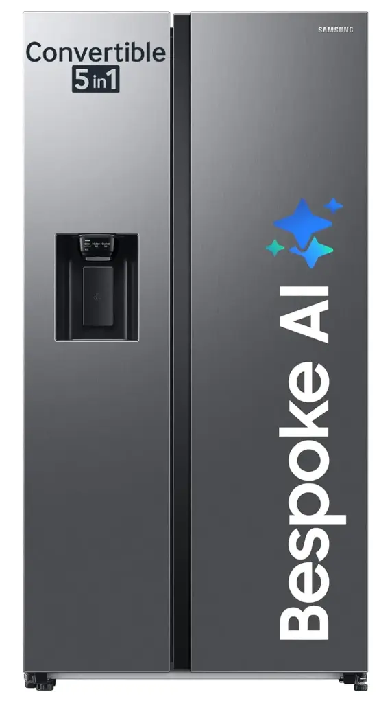 SAMSUNG RS78CG8543SLIM 700 L Water& Ice Dispenser SBS in EZ Clean Silver