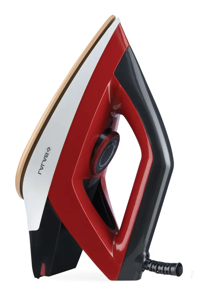 BAJAJ 440314 Splendora Dry Iron 1100 Watt in Red and Black