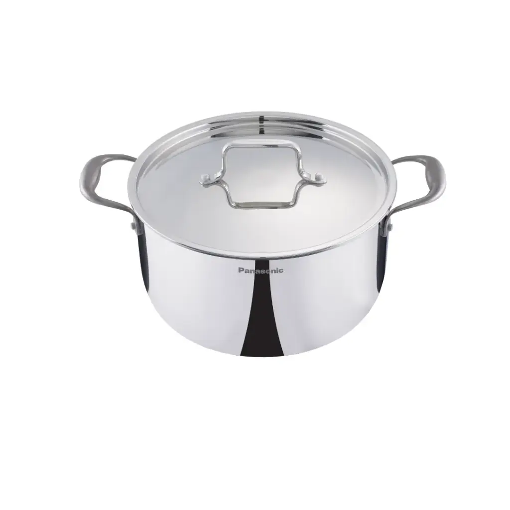 PANASONIC ND-CP22SW 22CM/ 4.3L Triply IB Cookpot with SS Lid Cookware