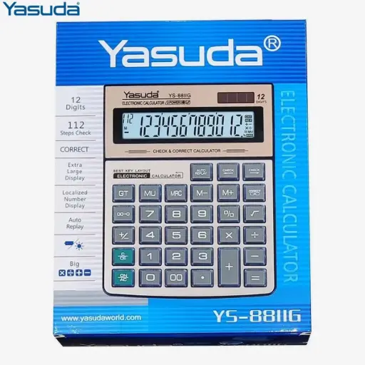 [YAS1458] YASUDA YS-88IIG 12 Digits Calculator
