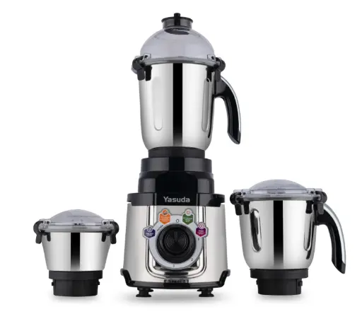 [YAS4386] YASUDA YS-3700U POWER STEEL 3 Jar Mixer Grinder 750 Watt