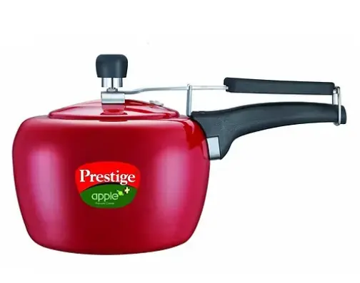 [PRE0012] PRESTIGE 11052 Apple Plus Aluminium Pressure Cooker 2 LTRS 2 LTR Aluminium Pressure Cooker IB in Red Color