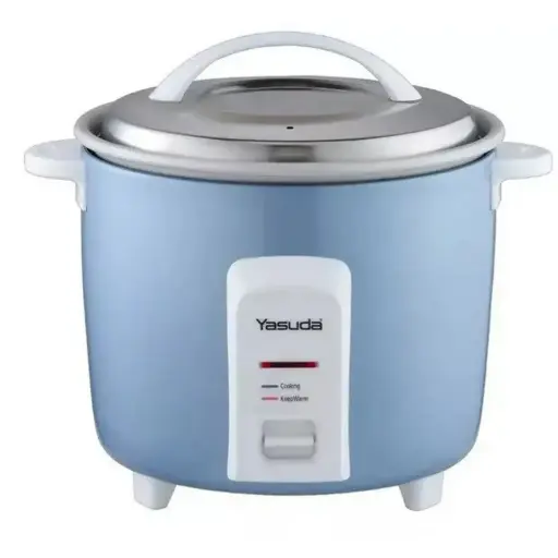 [YAS2500] YASUDA YS-1000P Light Blue 1 Litre Drum Rice Cooker Light Blue