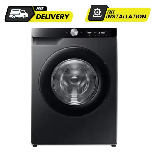 [SAM0993] SAMSUNG WW12DG6B24ABIM 12Kg Black AI Control, Ecobubble, Super Speed