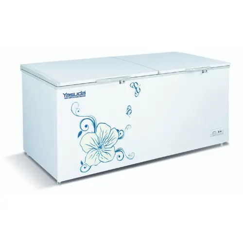 [YAS3851] YASUDA YS-CF600STC 600 Litre Hard Top Deep Freeze in Double Door