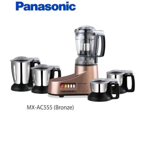 [PAN0705] PANASONIC MX-AC555-BRONZE 5 Jar Set Mixer Grinder