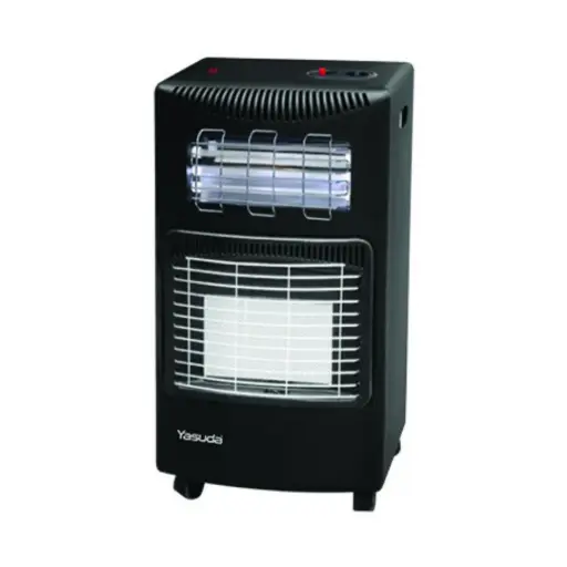 [YAS1380] YASUDA YS-168D (Black) Gas Heater with Rods