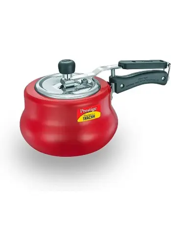 [PRE0005] PRESTIGE 10764 Nakshatra Svachh Cute Metalic Red Duo 2 LTRS 2 LTR IB Pressure Cooker in Red Color