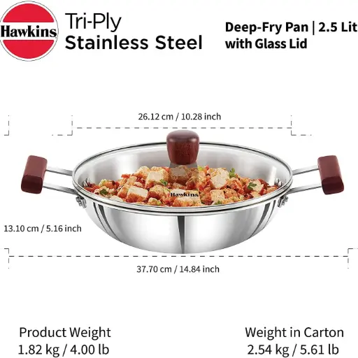 [HAW0059] HAWKINS SSD25G Stainless Steel Deep Fry Pan